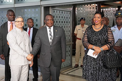 Constantino Chiwenga arrives in New Delhi